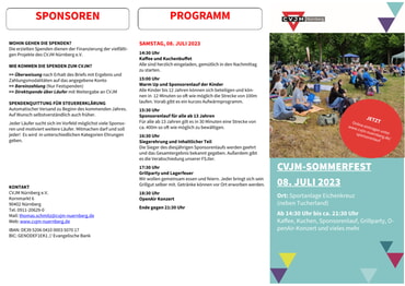 Flyer Sommerfest