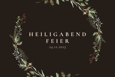 Heiligabend Feier 