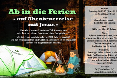 Kids Treff  Special: Sommerzelten